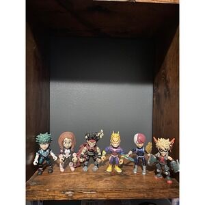 Set of 6 My Hero Academia 3.5"‎ Action Figures